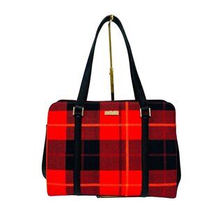 Kate Spade New York Plaid Canvas Shoulder Bag